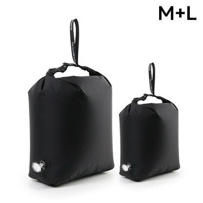 Waterproof Compression Packing Cubes, Vacuum Travel Bags Without Pump, M, ML and L Sizes for Clothes and Luggage - product view 6