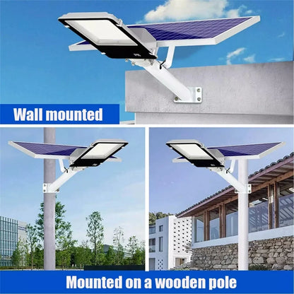 Solar Flood Light, 281-LED Outdoor Security Lamp with 8000mAh Battery, Remote Control, Auto On/Off and 8-12 Hour Runtime - product view 4