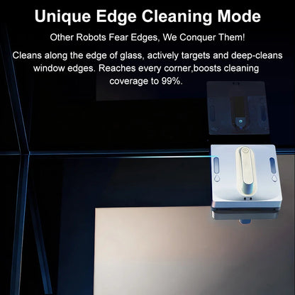 Robot Window Vacuum Cleaner, Wet and Dry Glass Cleaning Design, Remote Control, ABS Body for Home Windows - product view 6