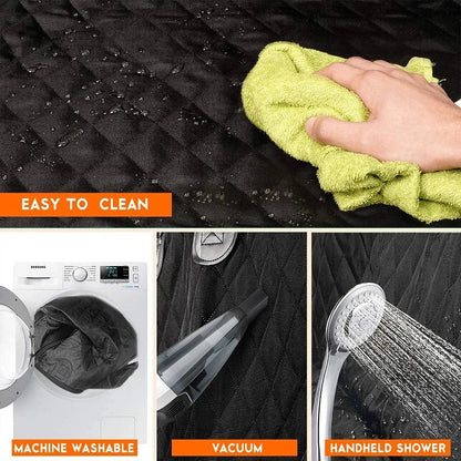 Waterproof Dog Car Seat Cover, 53 x 47 Inch Oxford Back Seat Protector with Non-Slip Backing and Convertible 4-in-1 Design - product view 5