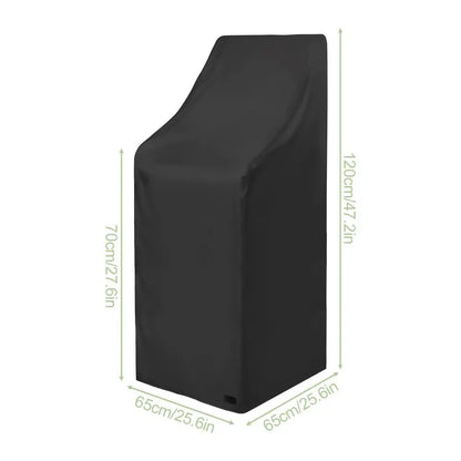 Patio Furniture Cover, Waterproof Polyester Garden Chair Protector, Adjustable Drawstring and Buckle, 65 × 65 cm - product view 1