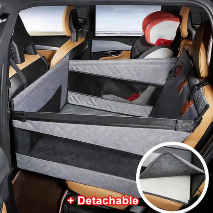 Waterproof Dog Car Hammock, Nylon Back Seat Extender with Mesh Pocket, Breathable Non-Slip Cover in 2 Sizes - product view 2