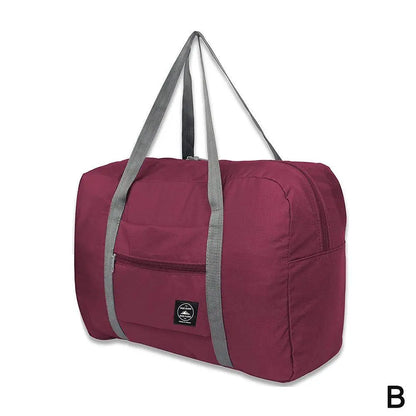 Foldable Travel Bag, Waterproof Clothes Storage, 48 × 32 × 16 cm, Carry-On, Gym and Shopping Bag with Luggage Sleeve - product view 2