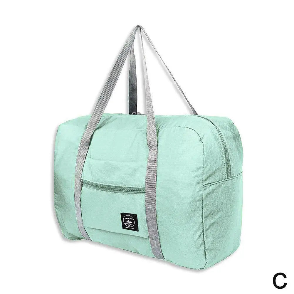Foldable Travel Bag, Waterproof Clothes Storage, 48 × 32 × 16 cm, Carry-On, Gym and Shopping Bag with Luggage Sleeve - product view 3