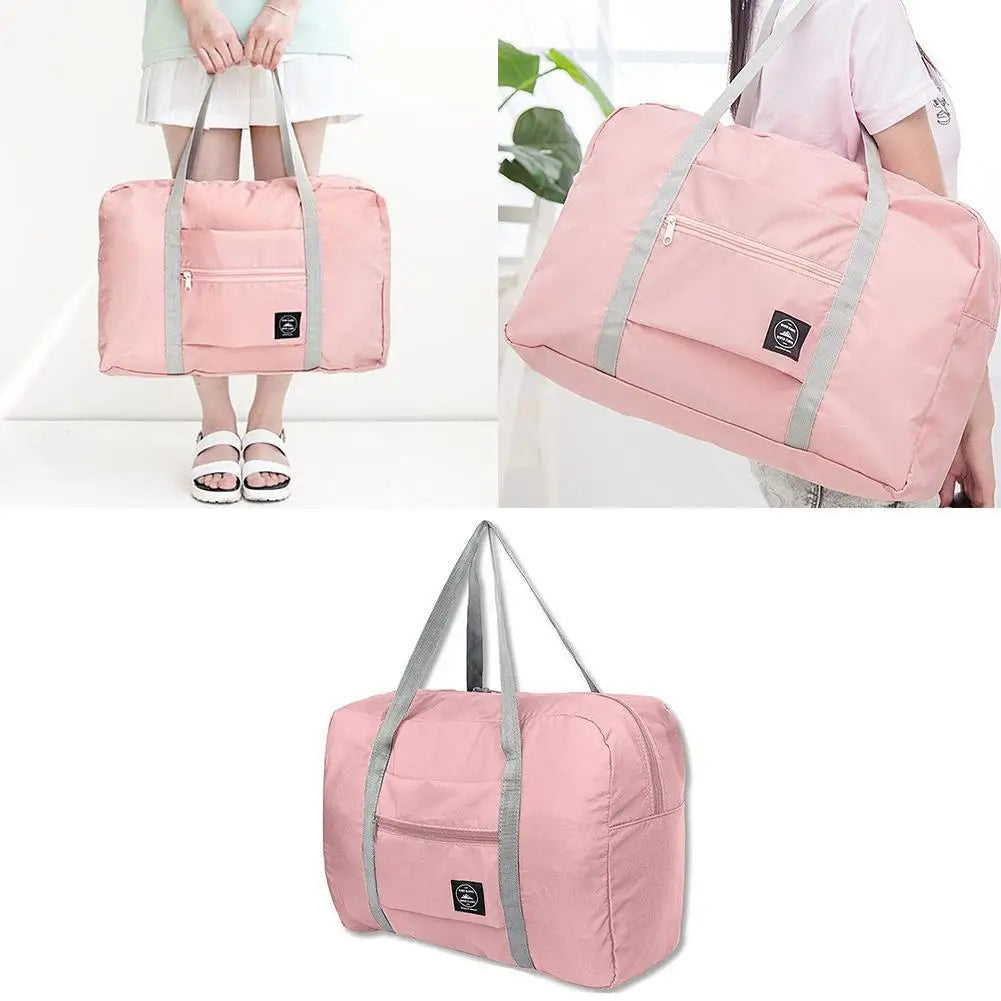 Foldable Travel Bag, Waterproof Clothes Storage, 48 × 32 × 16 cm, Carry-On, Gym and Shopping Bag with Luggage Sleeve - product view 5