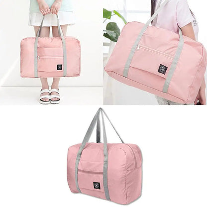 Foldable Travel Bag, Waterproof Clothes Storage, 48 × 32 × 16 cm, Carry-On, Gym and Shopping Bag with Luggage Sleeve - product view 5