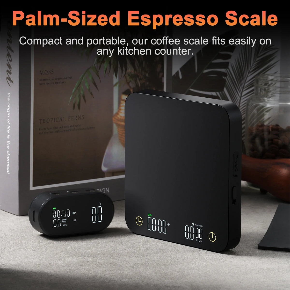 Mini Digital Kitchen Scale with Wireless Display, Timer, 3kg Capacity, 0.1g Accuracy and Type-C Rechargeable Battery - product view 3