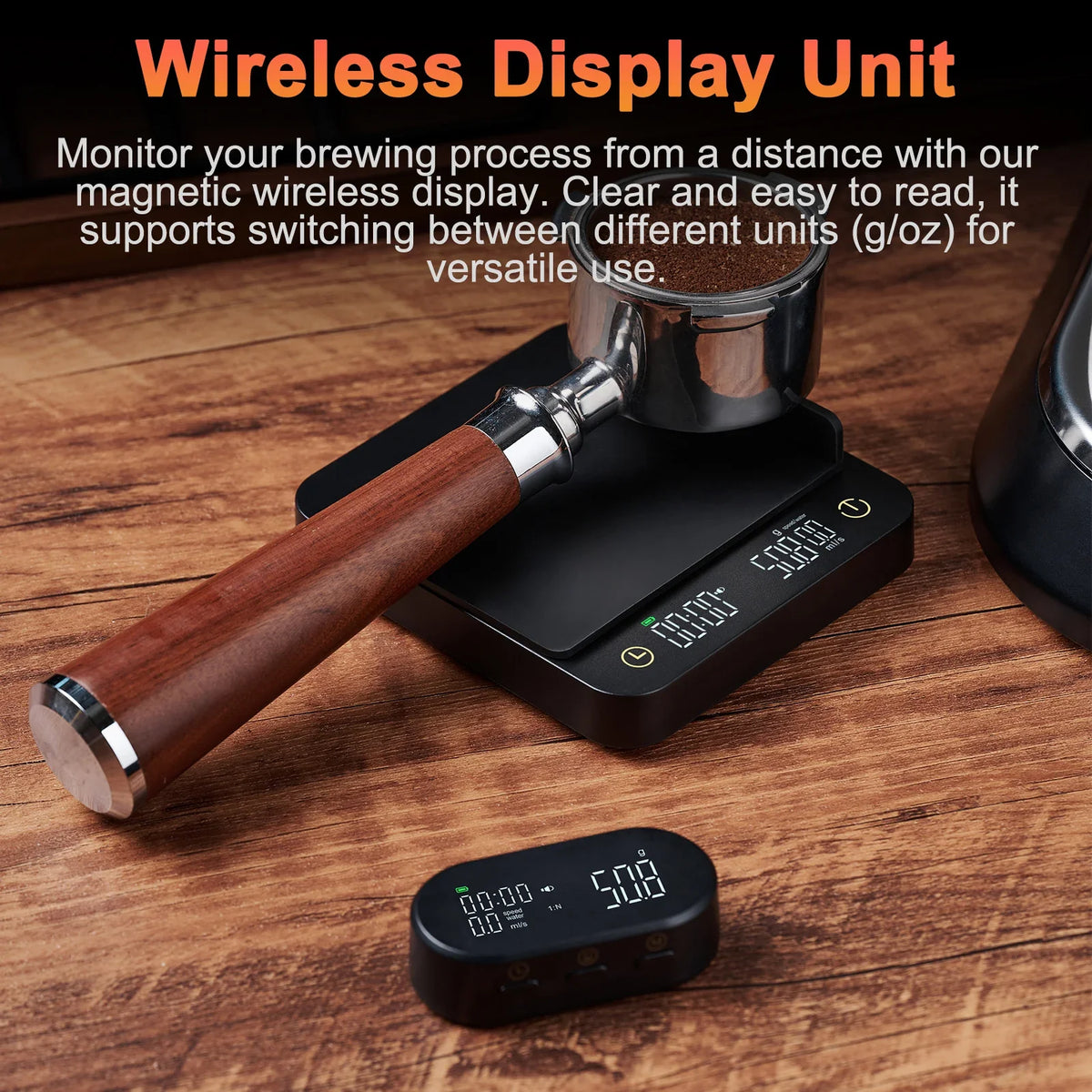 Mini Digital Kitchen Scale with Wireless Display, Timer, 3kg Capacity, 0.1g Accuracy and Type-C Rechargeable Battery - product view 4