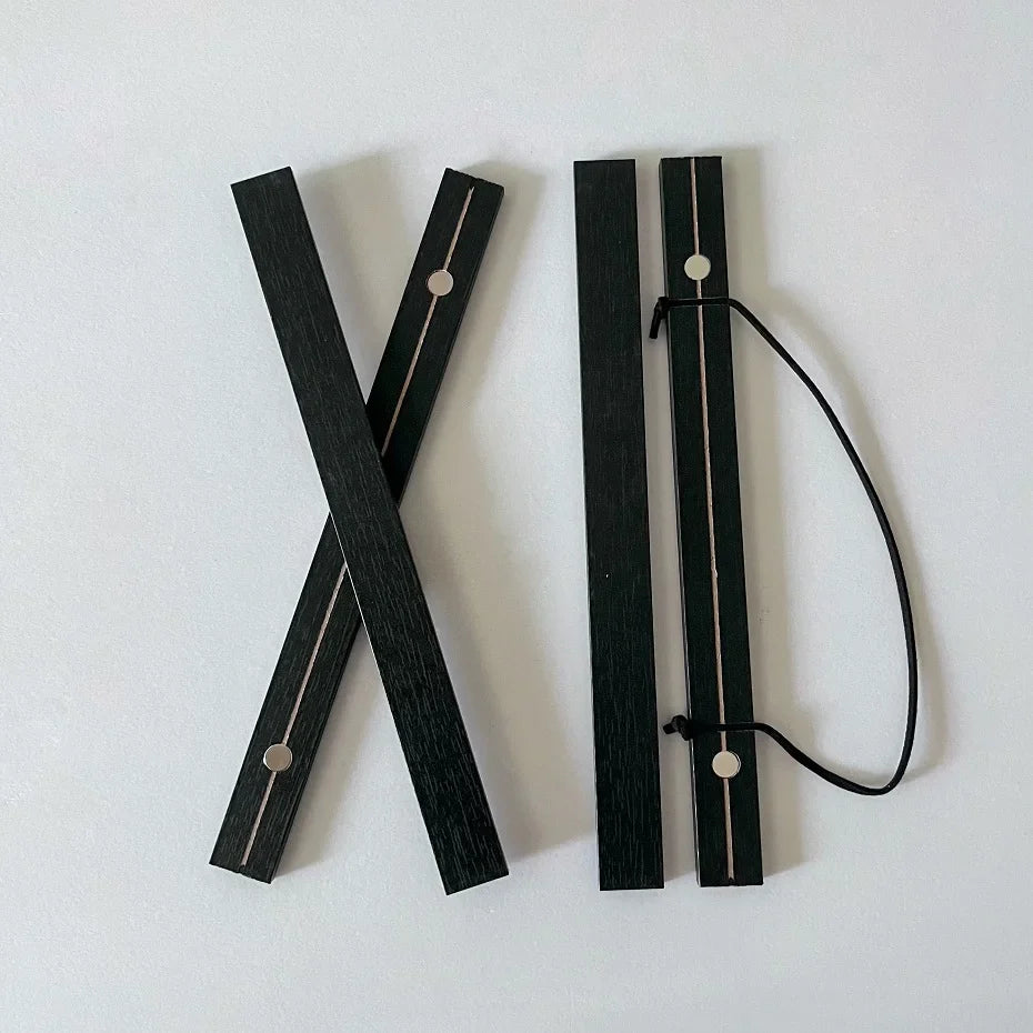 Magnetic Poster Hanger Frame, Teak, Pine and Oak Wood Styles, Black or White, 21–51cm for Canvas and Wall Art - product view 3