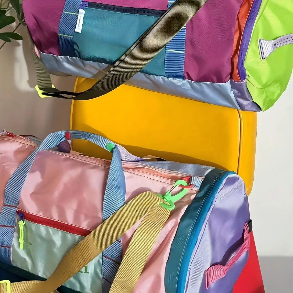 Foldable Nylon Travel Tote Bag, product view 4