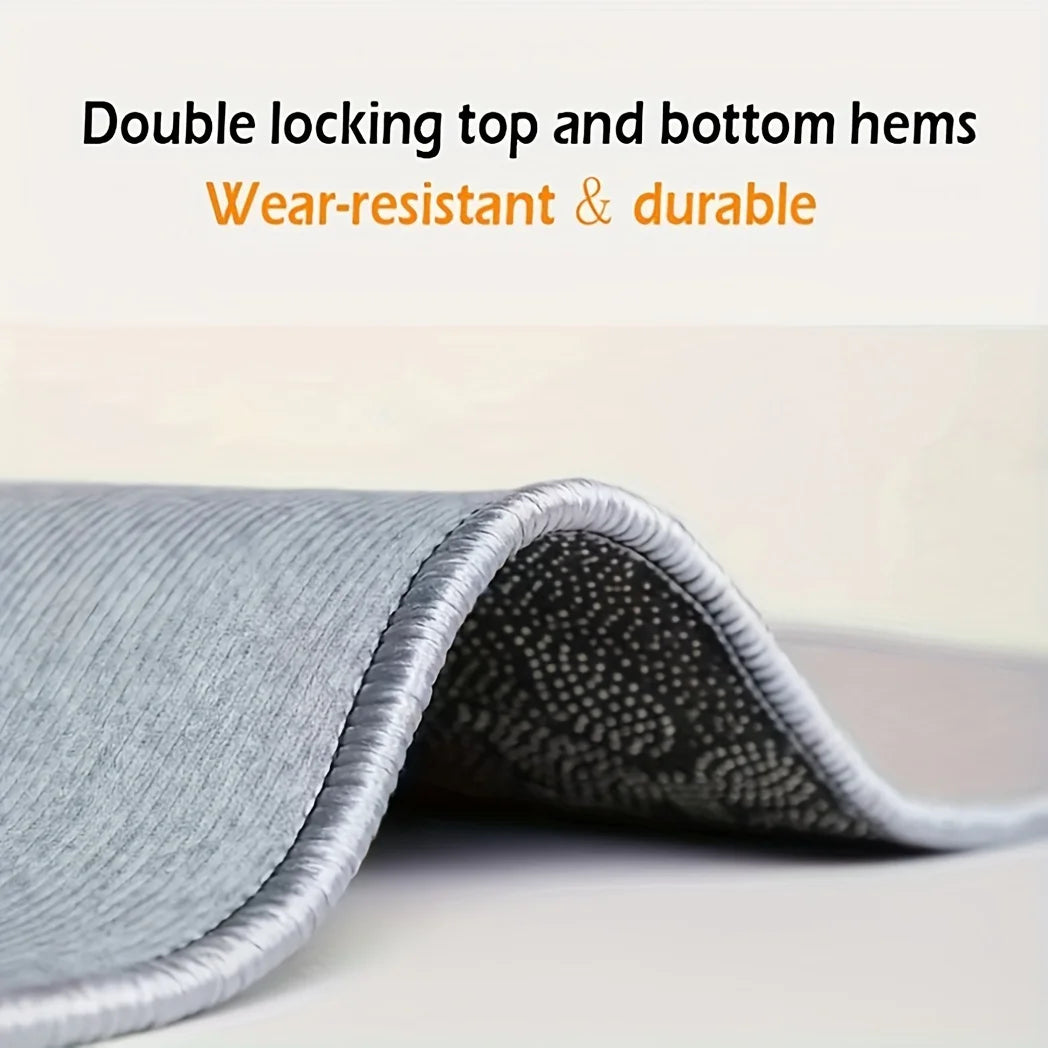 Printed Polyester Kitchen Rug, Waterproof Fade-Resistant Machine-Made Floor Mat with PVC Backing for Indoor and Outdoor Areas - product view 6