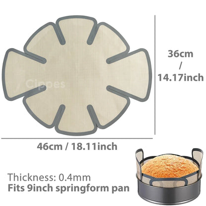 Reusable Silicone Baking Mat Liner, Nonstick Loaf Pan Insert with Extended Handles, Leak-Resistant, Heat Resistant to 480°F - product view 6