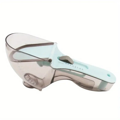 Adjustable Measuring Spoon, Plastic Sliding Scale, 5–30 ml or 30–130 ml for Cooking and Baking - product view 1