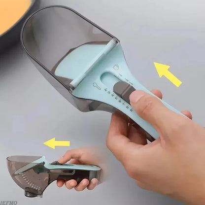 Adjustable Measuring Spoon, Plastic Sliding Scale, 5–30 ml or 30–130 ml for Cooking and Baking - product view 5