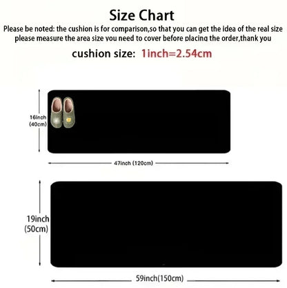 Geometric Kitchen Runner Rug, Washable Non-Slip Polyester Mat, Modern Rectangle Floor Carpet for Hallway and Home - product view 5