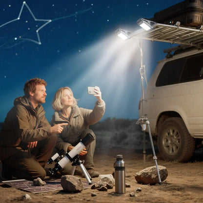 Clip-On Solar Motion Sensor Light, Portable Outdoor LED or COB Emergency Lamp, Weather-Resistant ABS for Garage, Yard and Camping - product view 6