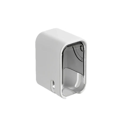 Toothbrush Wall Holder, Plastic Wall-Mounted Punch-Free Dustproof Rack for Electric Toothbrushes, 2–8 Piece Options - product view 2