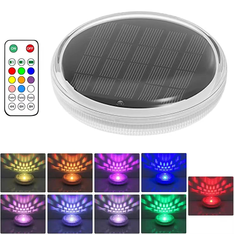 RGB LED Underwater Pool Light, ABS Body, AC Powered, Wedge Base, 230mm x 58mm, 1-Piece or 2-Piece Set - product view 1
