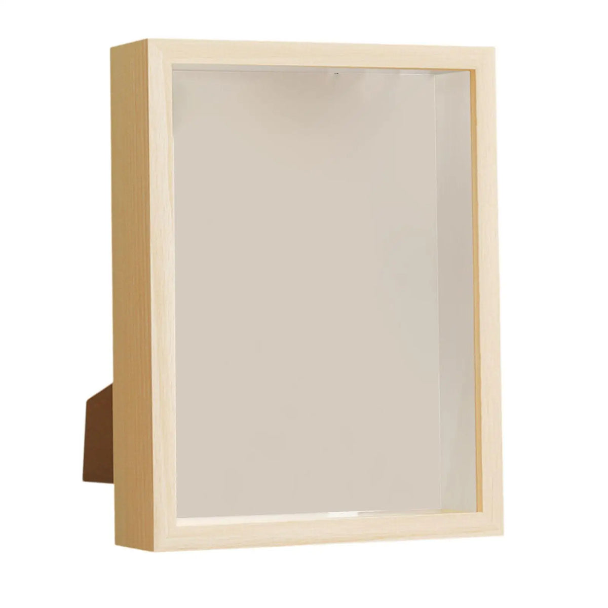 Wood Frame Shadow Box, 5 cm Deep Display Case for Dried Flowers, Photos, Awards, Keepsakes and DIY Wall Decor - product view 6