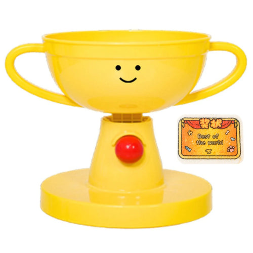 Adjustable Raised Pet Bowl, 5-Height 60° Tilted Trophy-Shape Feeder, Non-Slip Base, Plastic or Ceramic for Cats and Small Dogs - product view 1