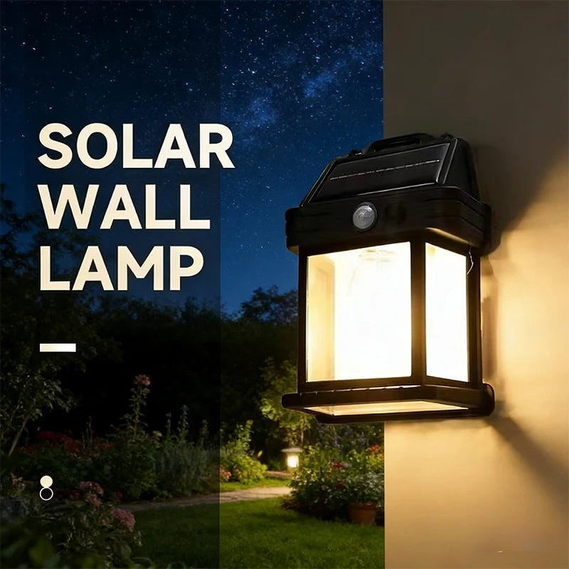 solar wall lights - product view 2
