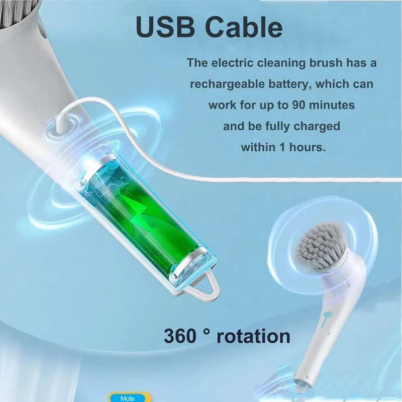electric spin scrubber - product view 4
