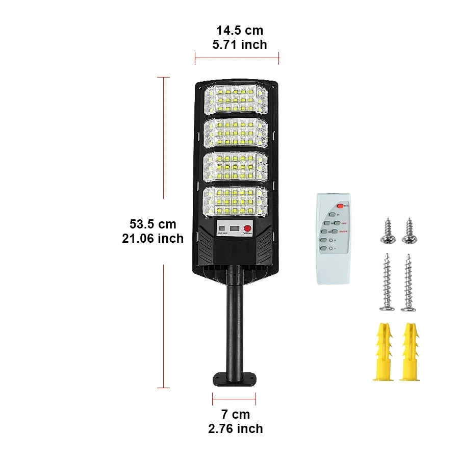 Solar Outdoor Spotlights, Remote-Controlled LED Motion Sensor Garden Lights with ABS Body, Four Sizes and Wide-Area Illumination - product view 2