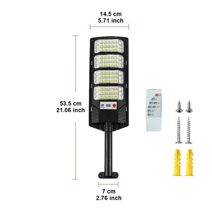 Solar Outdoor Spotlights, Remote-Controlled LED Motion Sensor Garden Lights with ABS Body, Four Sizes and Wide-Area Illumination - product view 2