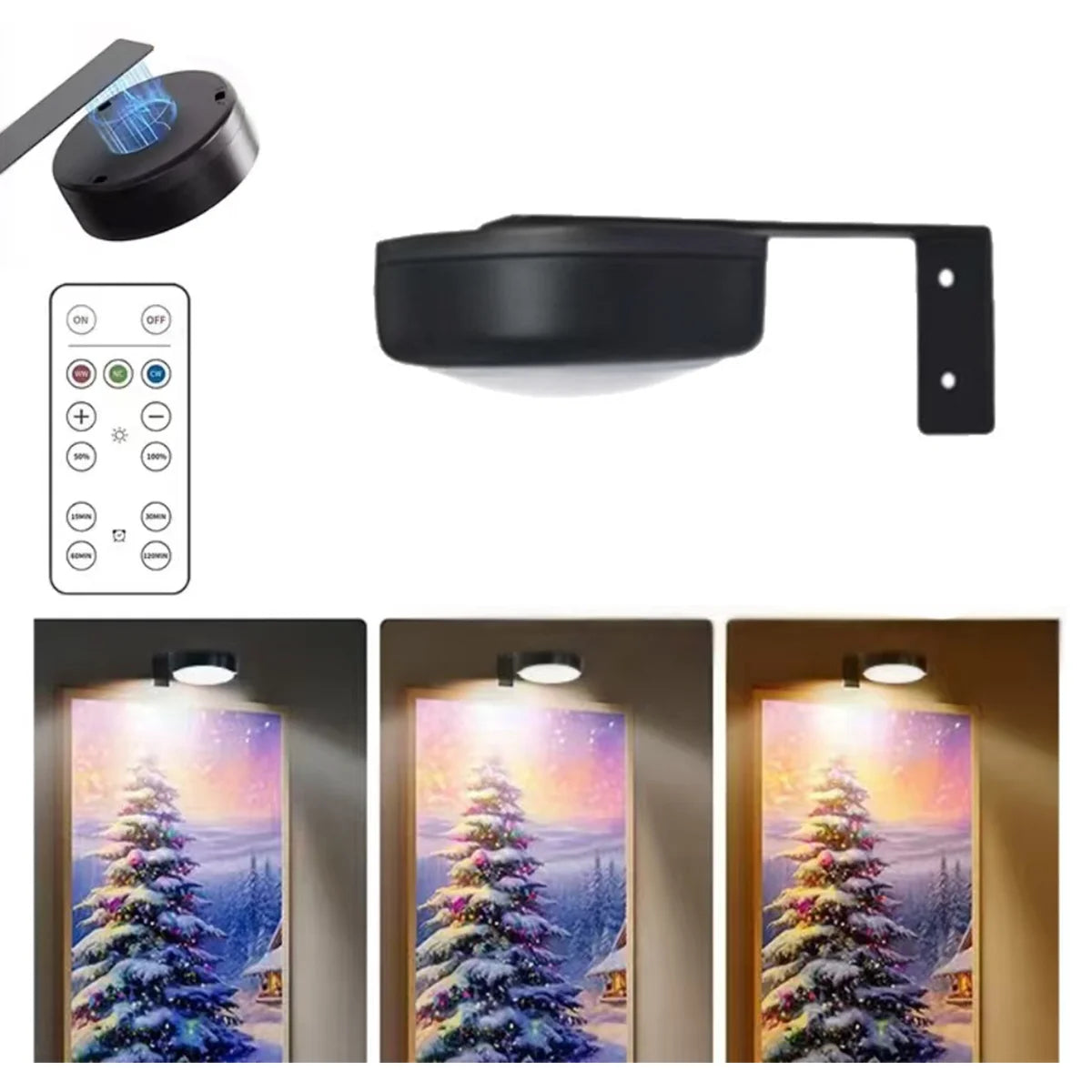 battery operated picture light - product view 1