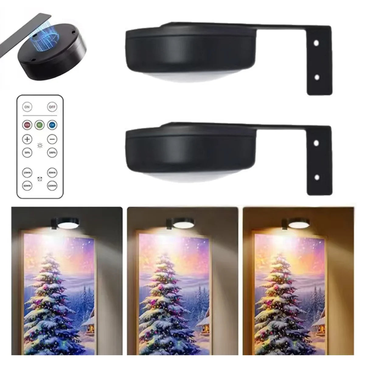 battery operated picture light - product view 3