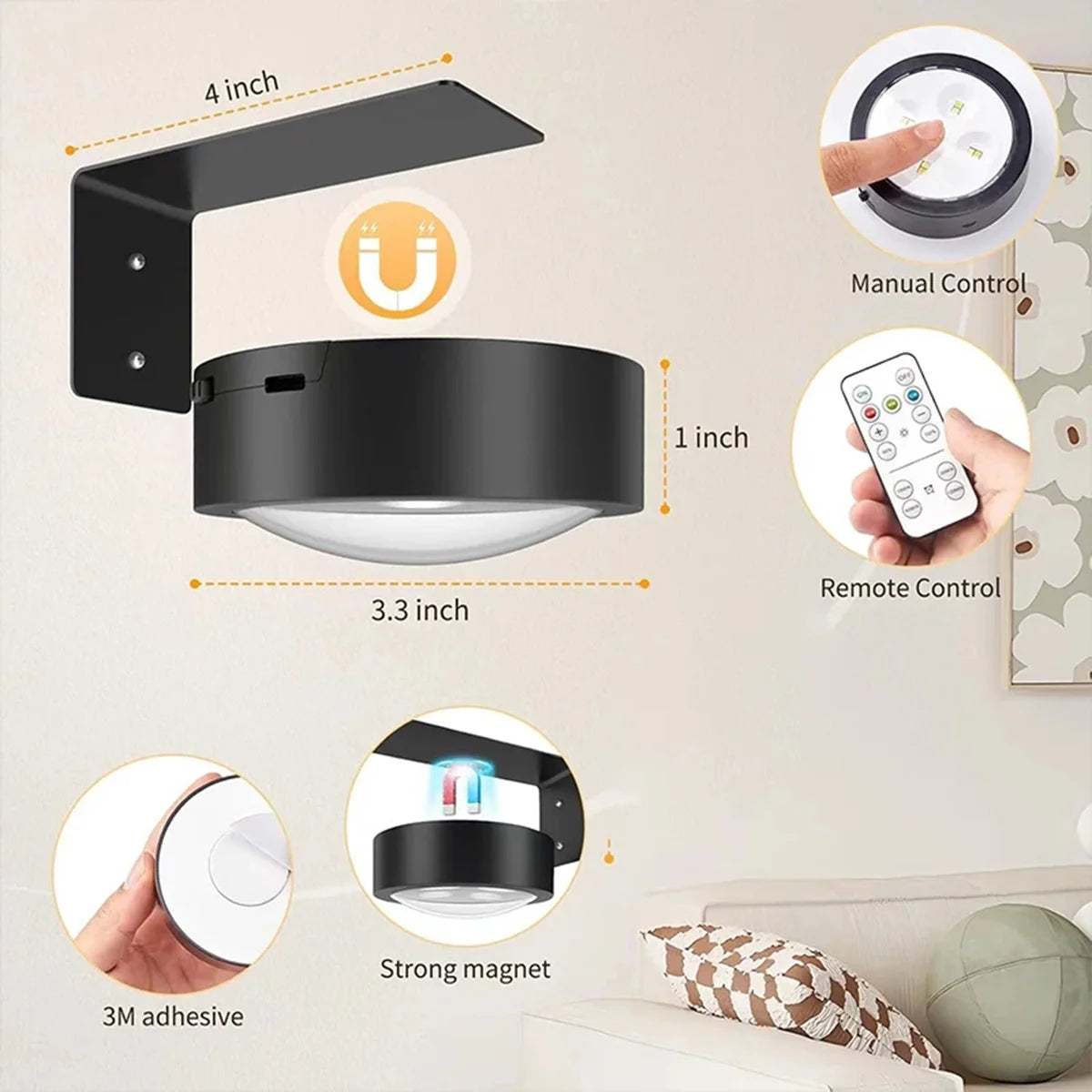 battery operated picture light - product view 5
