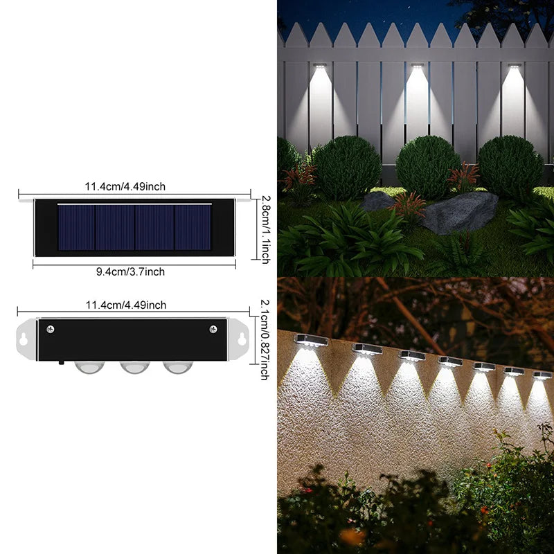 solar wall lights - product view 5