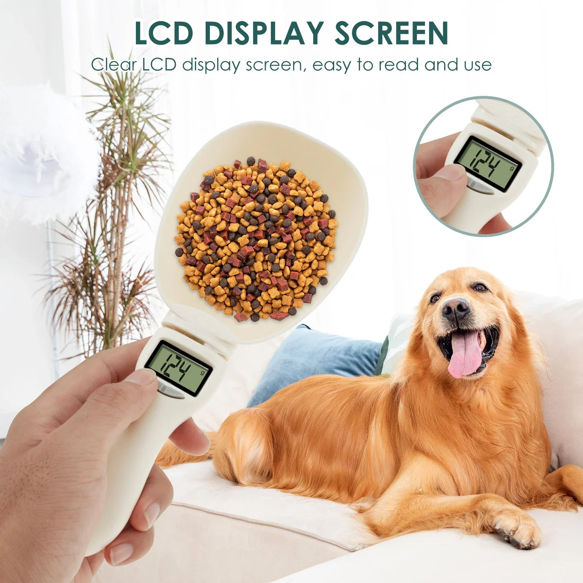 Adjustable Digital Measuring Spoon, LCD Electronic Scale, 800 g Capacity, 1 g Accuracy, g oz ml Cup Units - product view 3