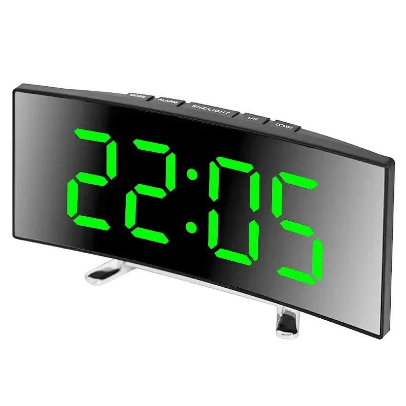 Digital LED Alarm Clock with Temperature Display, Adjustable Brightness, 12/24-Hour Format and Multiple Light Options for Bedroom - product view 5