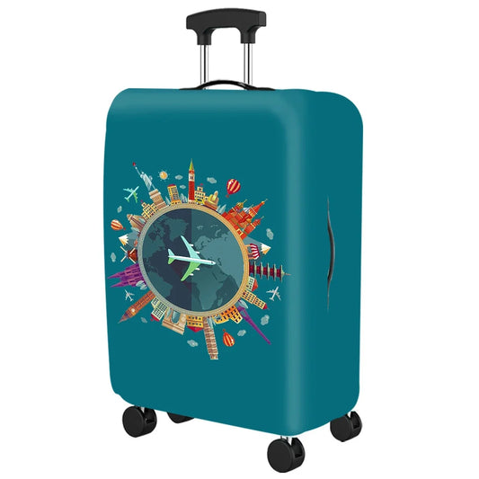 Stretch Fabric Suitcase Cover, Polyester-Spandex Luggage Protector for 18–32 Inch Cases, Multiple Sizes and Travel Styles - product view 1