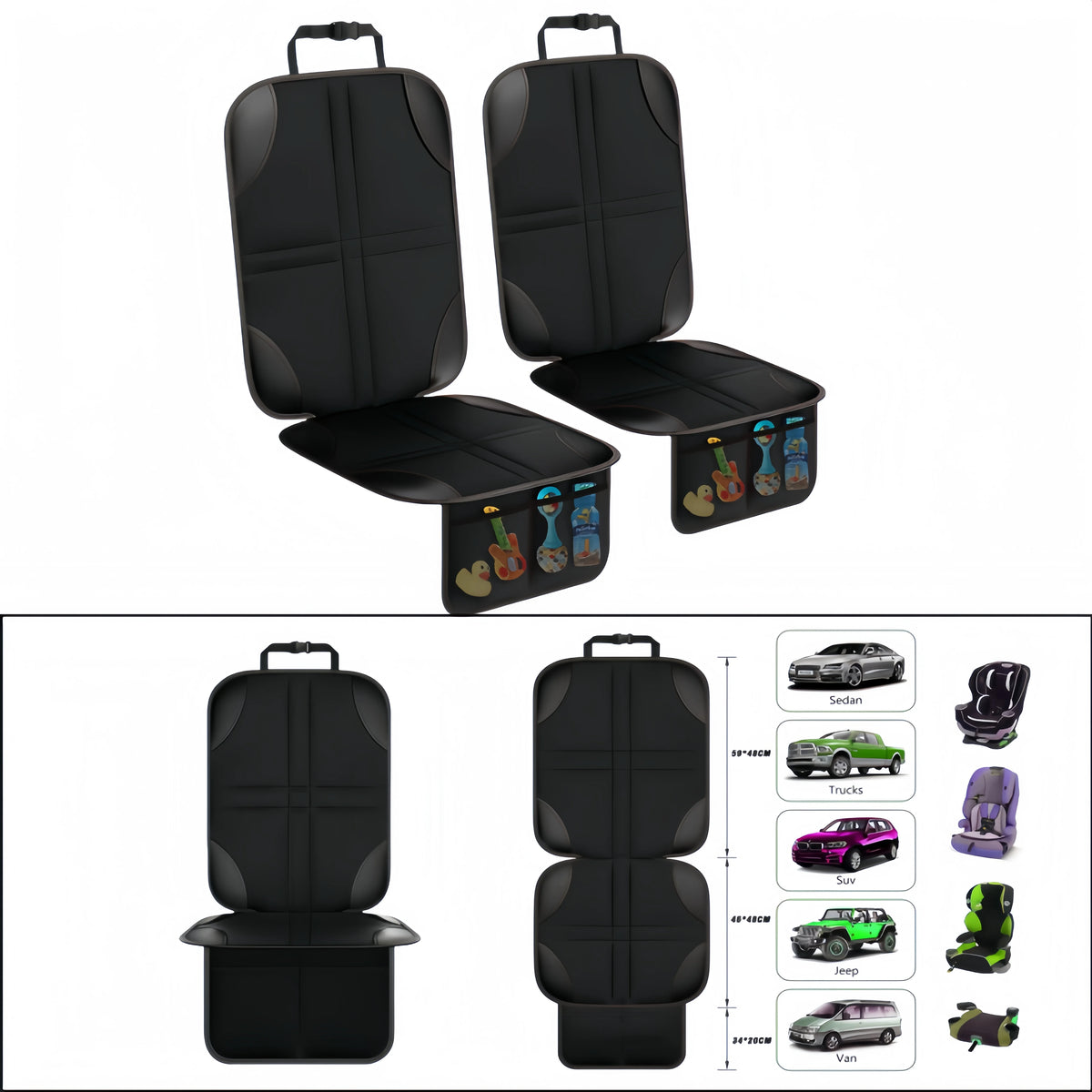 car seat pet cover - product view 3