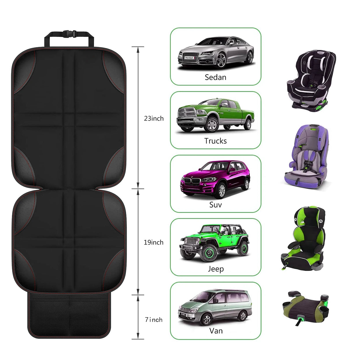car seat pet cover - product view 4