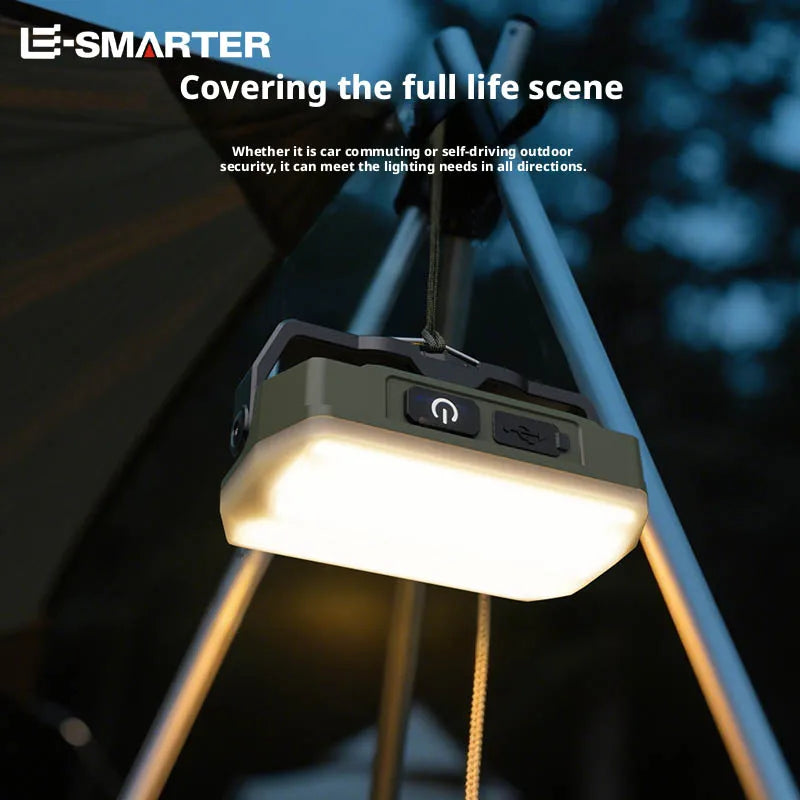 Rechargeable Camping LED Lantern, Portable Emergency Light with Strong Magnetic Mount, Compact Lithium Battery Work Light - product view 2