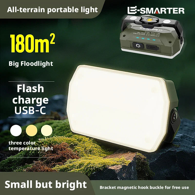 Rechargeable Camping LED Lantern, Portable Emergency Light with Strong Magnetic Mount, Compact Lithium Battery Work Light - product view 3