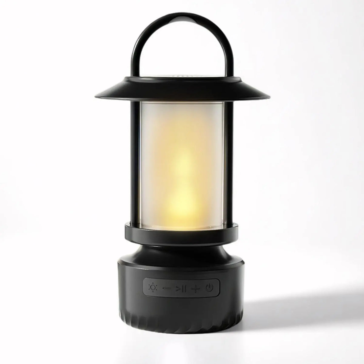 RGB Flame Camping Lantern Bluetooth Speaker, 5W Wireless Audio, 13 Flame Colors, Rechargeable 2400mAh Battery, AUX and TF Card - product view 4