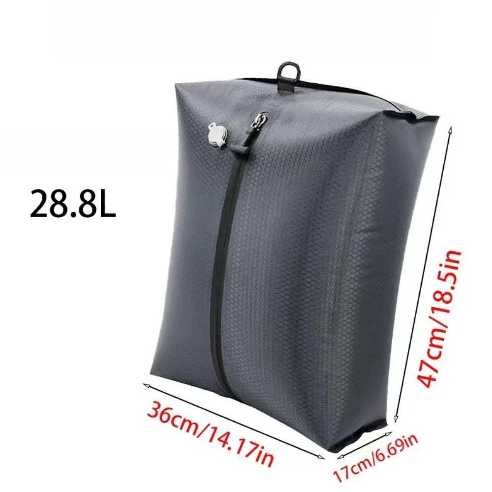 Waterproof Compression Packing Cubes, Tear-Resistant Leather Vacuum Storage Bags with 9L-41L Options for Travel - product view 4