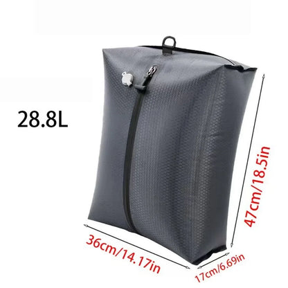 Waterproof Compression Packing Cubes, Tear-Resistant Leather Vacuum Storage Bags with 9L-41L Options for Travel - product view 4