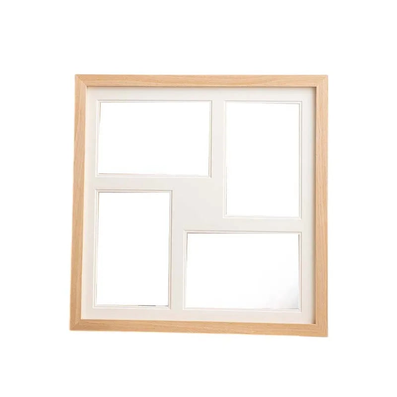 12x12 Multi-Opening Collage Picture Frame, Plastic Display for Four 4x6 Photos or One 12x12 Image - product view 2