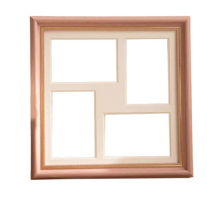 12x12 Multi-Opening Collage Picture Frame, Plastic Display for Four 4x6 Photos or One 12x12 Image - product view 3