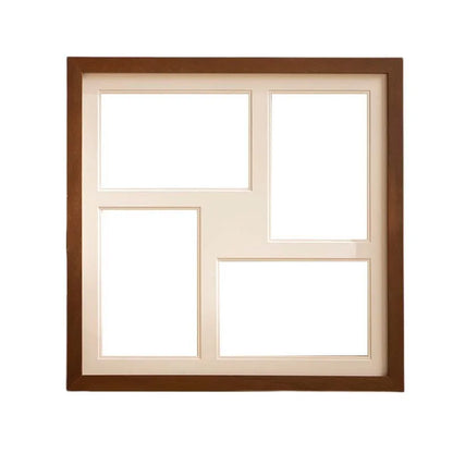 12x12 Multi-Opening Collage Picture Frame, Plastic Display for Four 4x6 Photos or One 12x12 Image - product view 5