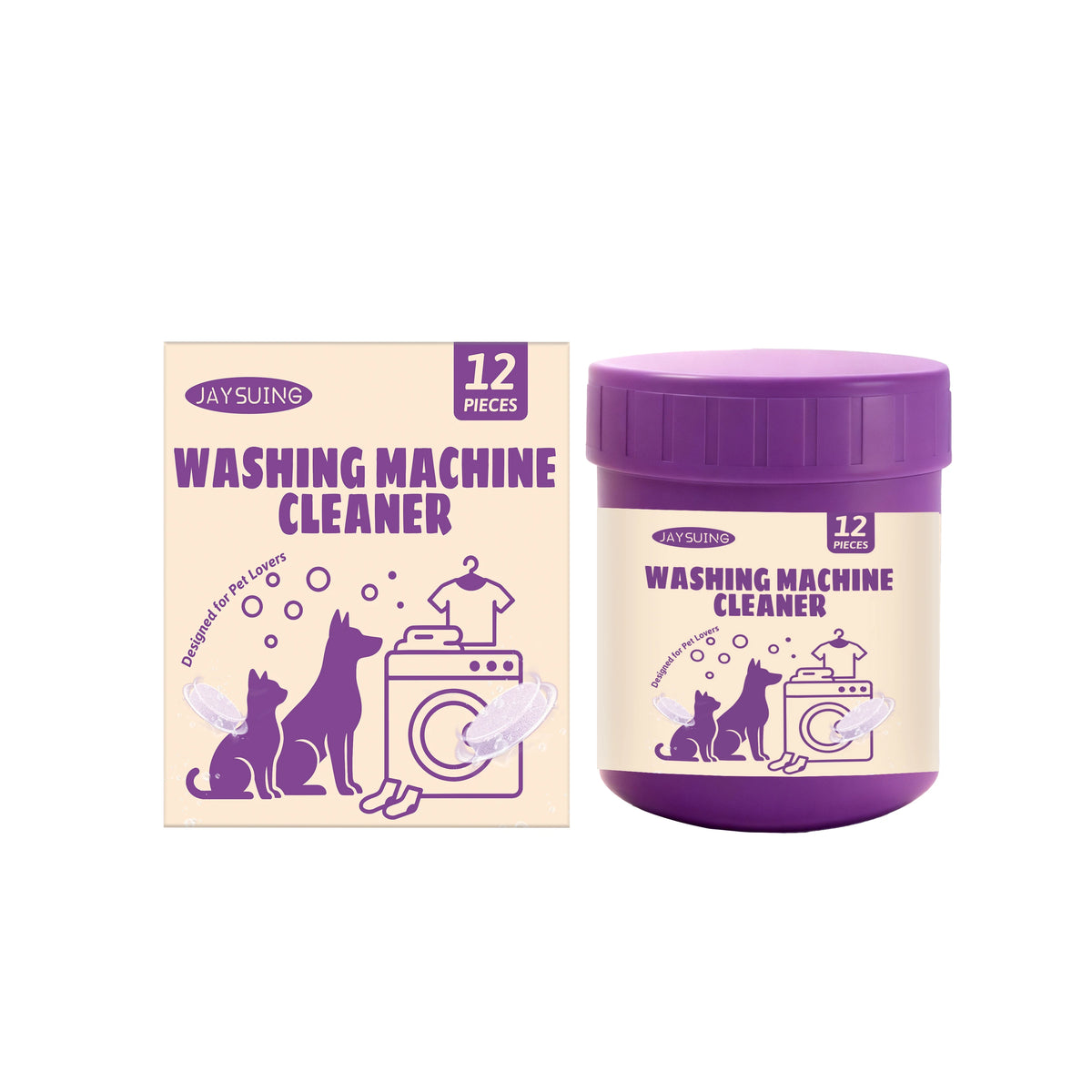 washing machine cleaner tablet - product view 2