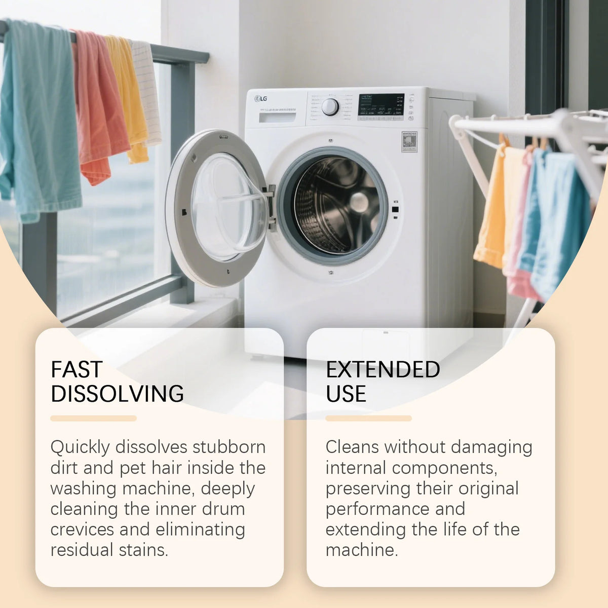 washing machine cleaner tablet - product view 5