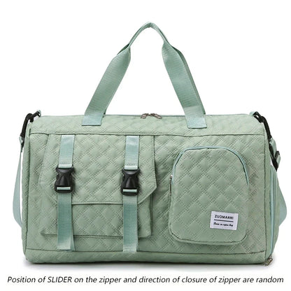 Casual Solid Travel Duffel Bag for Gym, Overnight Trips and Weekend Getaways, Portable Shoulder Carryall - product view 1