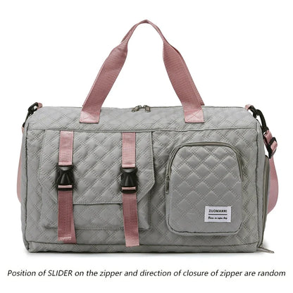 Casual Solid Travel Duffel Bag for Gym, Overnight Trips and Weekend Getaways, Portable Shoulder Carryall - product view 4