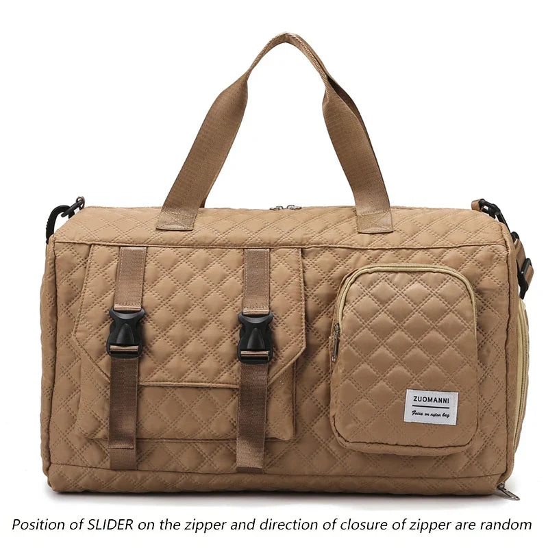 Casual Solid Travel Duffel Bag for Gym, Overnight Trips and Weekend Getaways, Portable Shoulder Carryall - product view 5